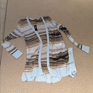 White House Black Market Multicolor Striped Sweater